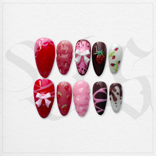 Chocolate Strawberry set ʚ🍓ɞ